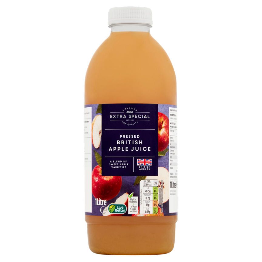 ASDA Extra Special Pressed British Apple Juice