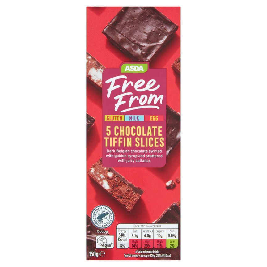 ASDA Free From 5 Chocolate Tiffin Slices