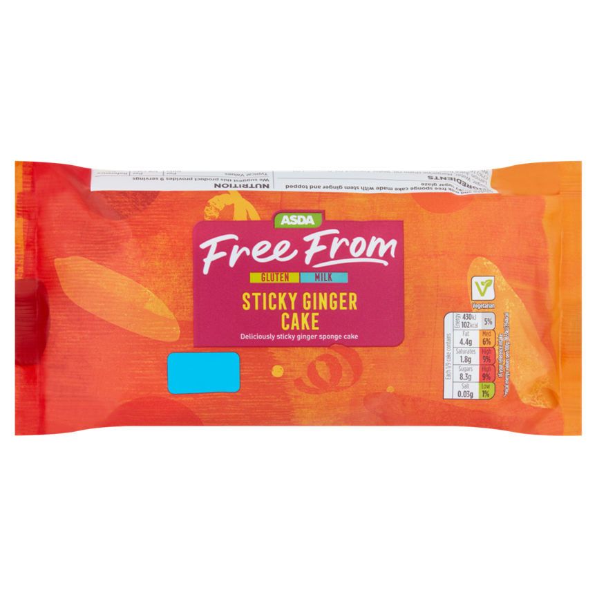 ASDA Free From Sticky Ginger Cake