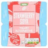 ASDA Free From Strawberry Soya Yogurts