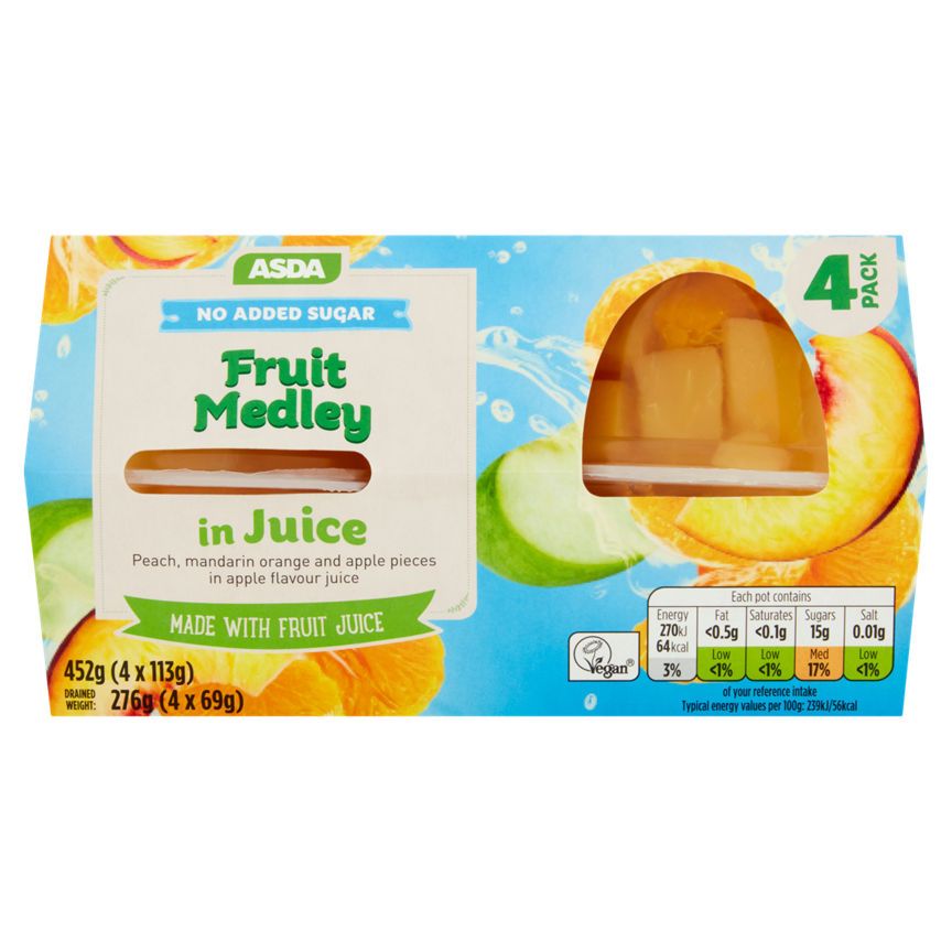 ASDA Fruit Medley in Juice