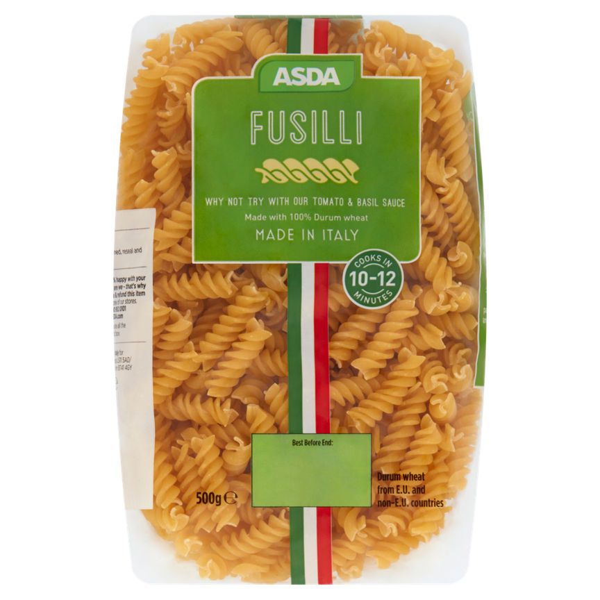 ASDA Asda Fusilli 500g