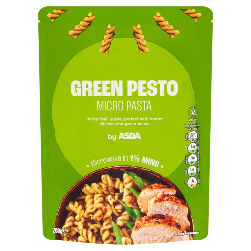 ASDA Green Pesto Micro Pasta 200g