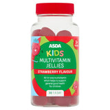 ASDA Kids Multivitamin Jellies Strawberry Flavour 1 a Day 3+ Years