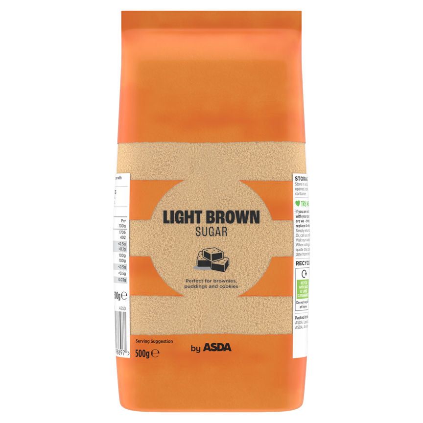 ASDA Light Brown Sugar 500g