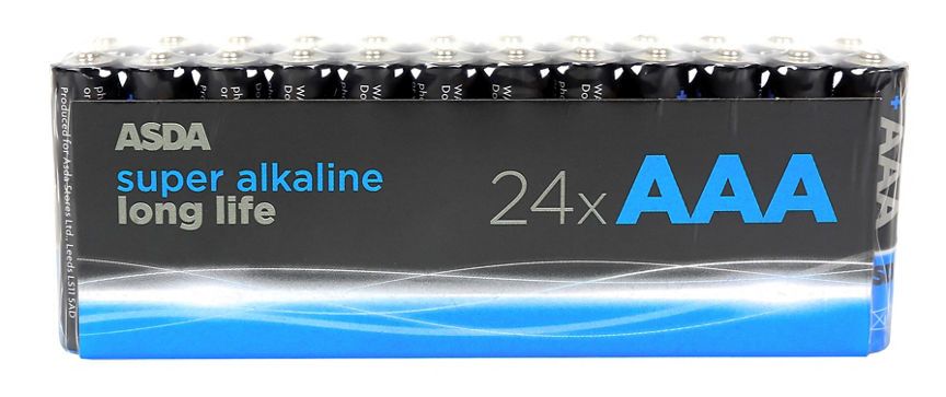 ASDA Long Life Super Alkaline AAA Batteries - McGrocer