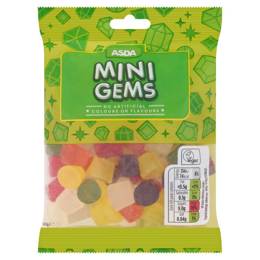 ASDA Mini Gems Jelly Sweets