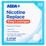 ASDA Nicotine Replace 4mg Lozenges Peppermint Flavour