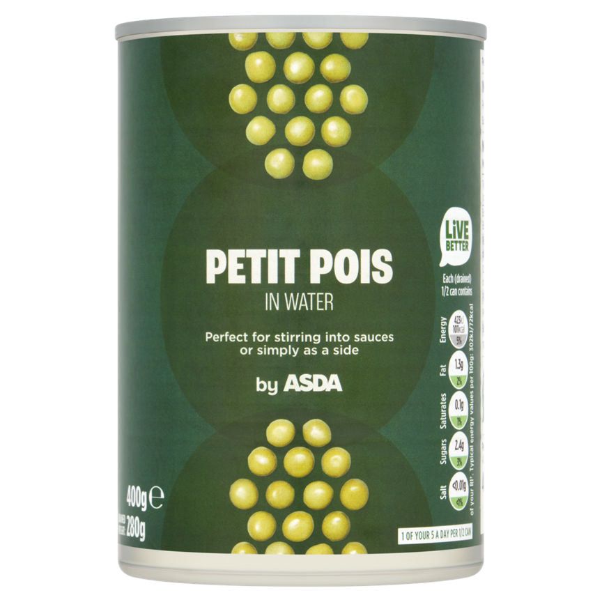 ASDA Petits Pois in Water