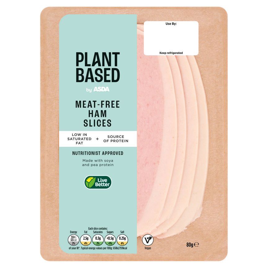 ASDA Plant Based Meat-Free Ham Slices