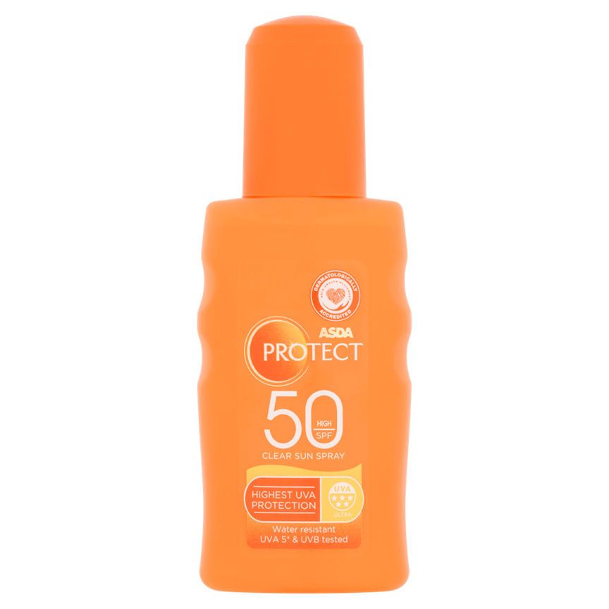 ASDA Protect Refreshing Clear Sun Spray SPF 50 High