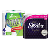 ASDA Shades ASDA Shades Quilted Toilet Rolls & Power Towels Kitchen Roll 4PK Bundle