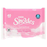 ASDA Shades Sensitive Flushable Moist Toilet Tissue Wipes