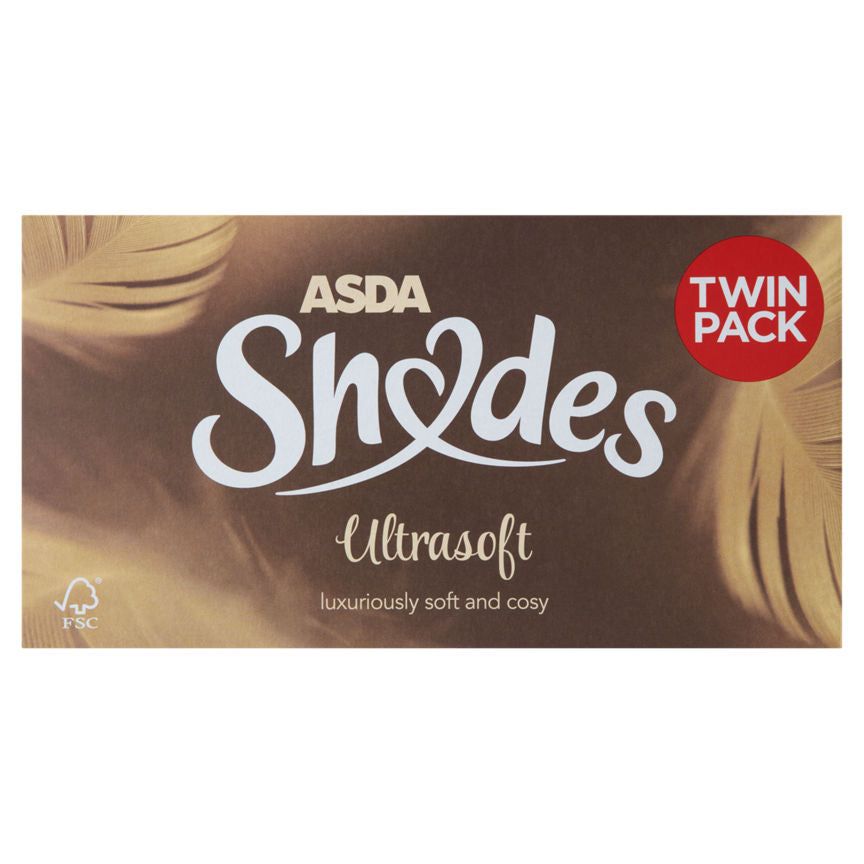 ASDA Shades Ultra Soft Regular Twins Tissues