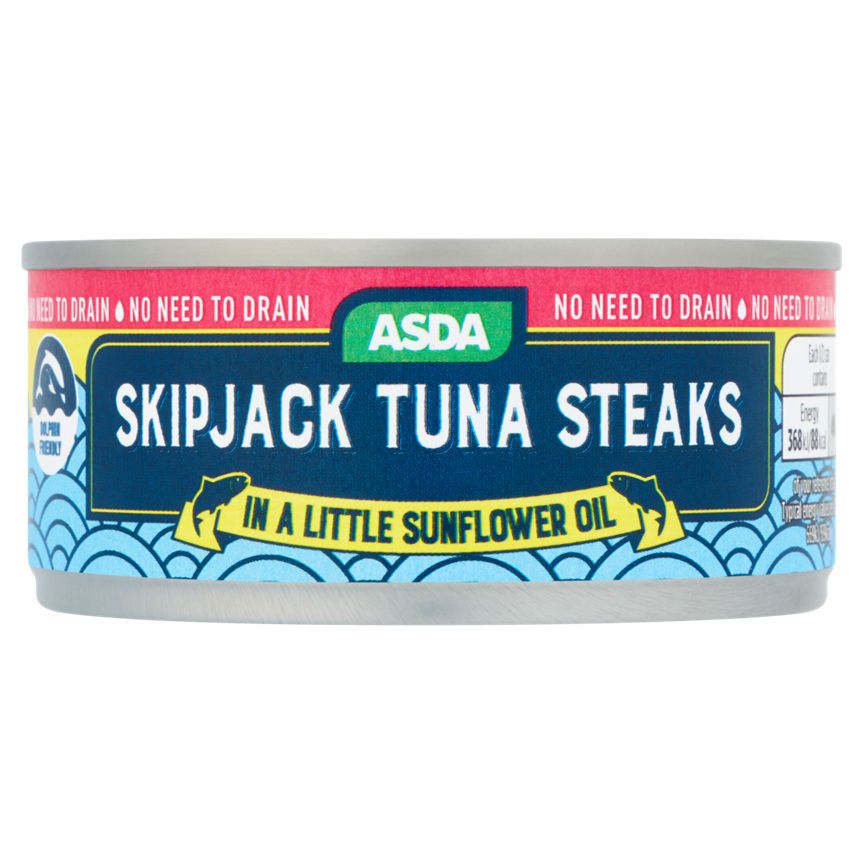 ASDA Skipjack Tuna Steaks in A Little Sunflower Oil