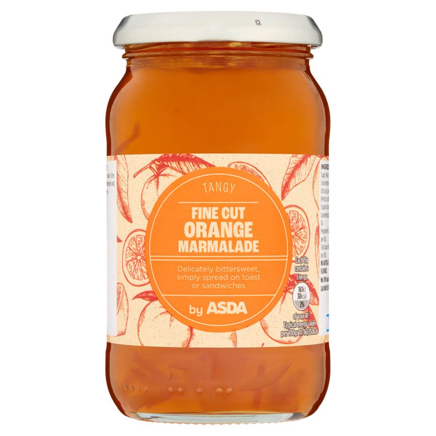 ASDA Tangy Fine Cut Orange Marmalade 454g