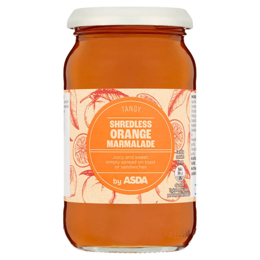 ASDA Tangy Shredless Orange Marmalade 454g