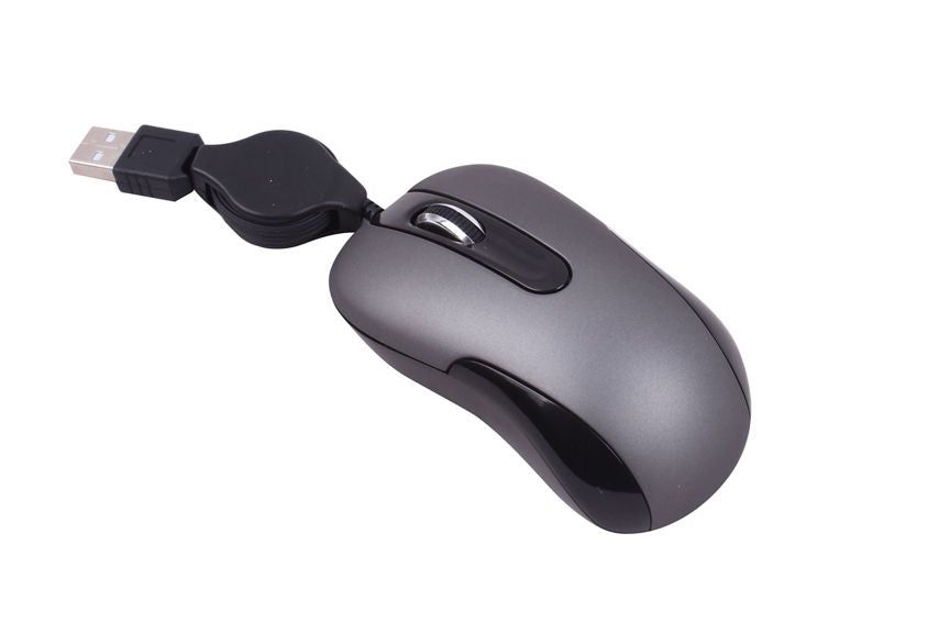 ASDA Tech Retractable Wired Laptop Mouse