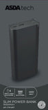 ASDA Tech Slim Powerbank - Black 15,000mAh - McGrocer