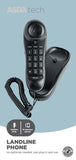 ASDA Tech Slimline Corded Telephone - Black