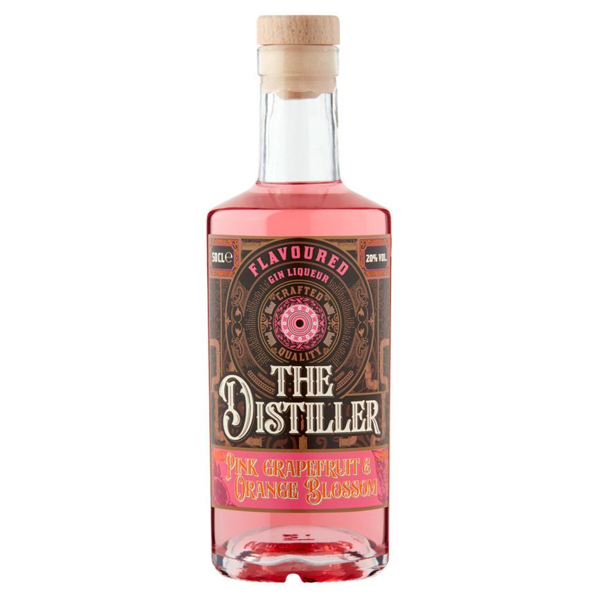 ASDA The Distiller Pink Grapefruit & Orange Blossom Flavoured Gin Liqueur