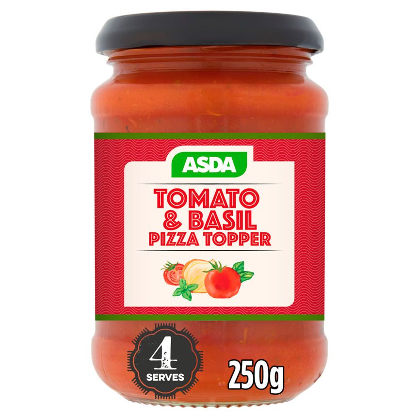 ASDA Tomato & Basil Pizza Sauce Topper