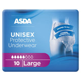 ASDA UNISEX Discreet Underwear Incontinence Pants  Pants Large - McGrocer