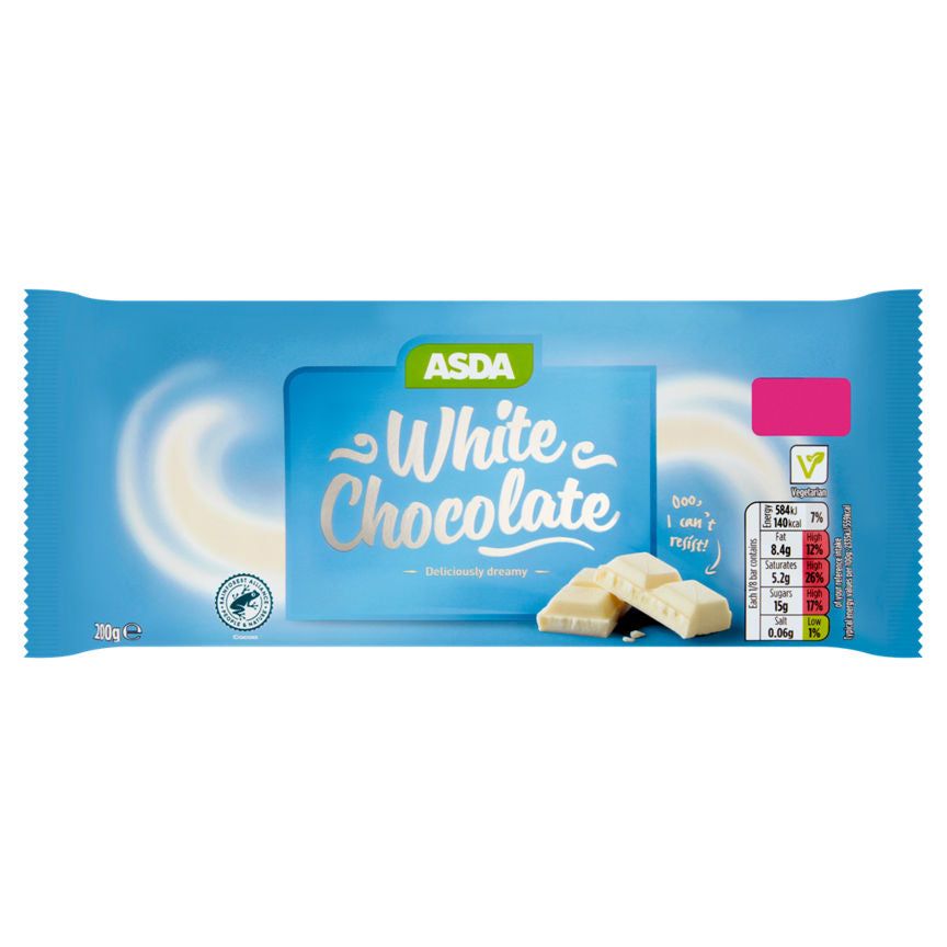 ASDA White Chocolate 200g