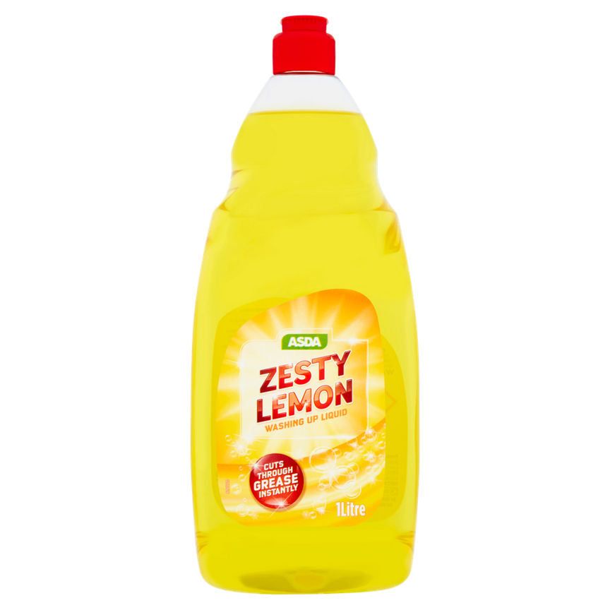 ASDA Zesty Lemon Washing Up Liquid - McGrocer