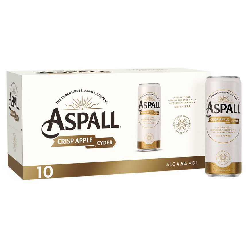 Aspall Crisp Apple Cyder 10 x 330ml