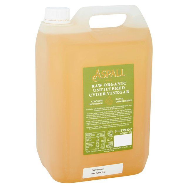 Aspall Raw Organic Unfiltered Cyder Vinegar   5L