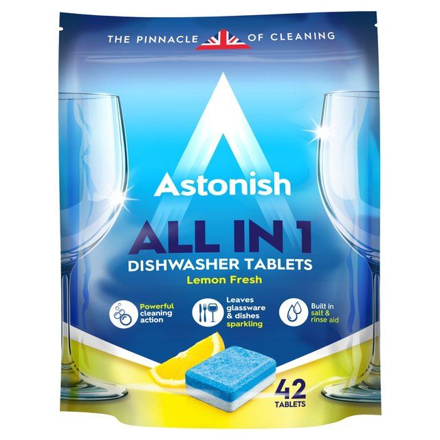 Astonish All in 1 Dishwasher Tablets   42 per pack