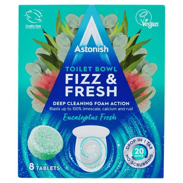 Astonish Fizz & Fresh Eucalyptus Fresh Toilet Tablets   200g