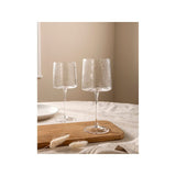 At Home with Stacey Solomon Clear Hammered Wine Glasses - Set of 2