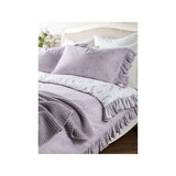 At Home with Stacey Solomon Lilac Bluebell Frill Duvet Set - Super King