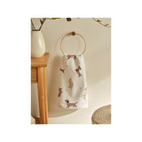 At Home with Stacey Solomon Natural Dogs Printed Guest Towel - McGrocer