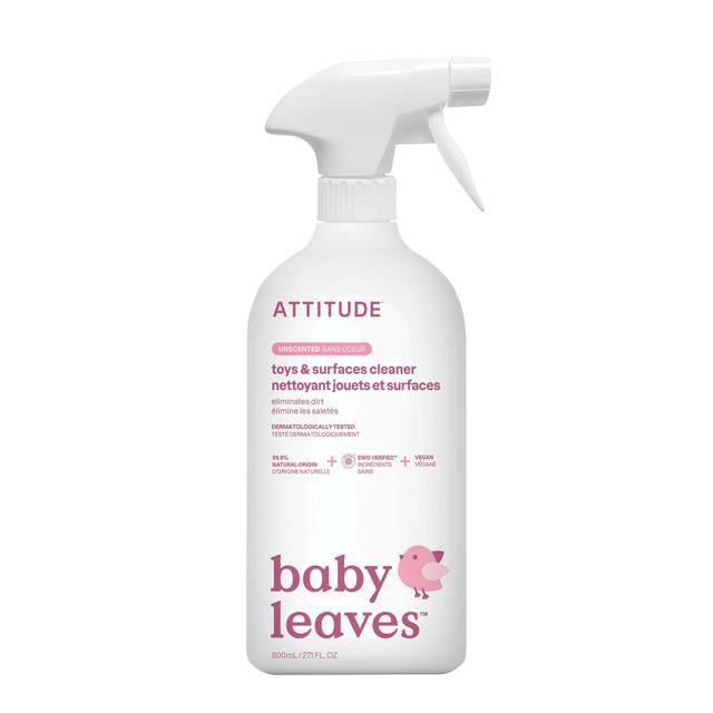 Attitude Baby Leaves - Toy & Surface Cleaner - Fragrance Free   800ml