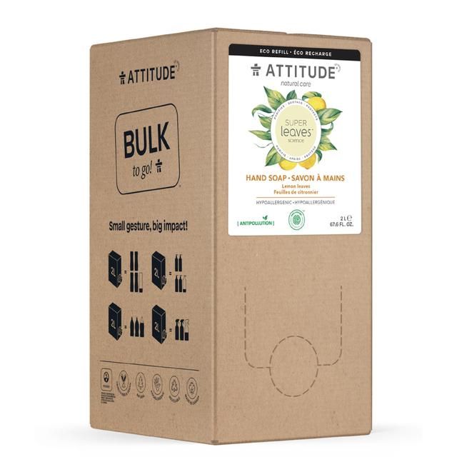 Attitude Bulk to Go Handsoap - Lemon Leaves   2L