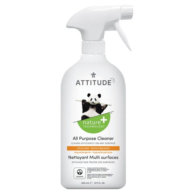 Attitude Multi Surface Cleaner Citrus Zest   800ml - McGrocer