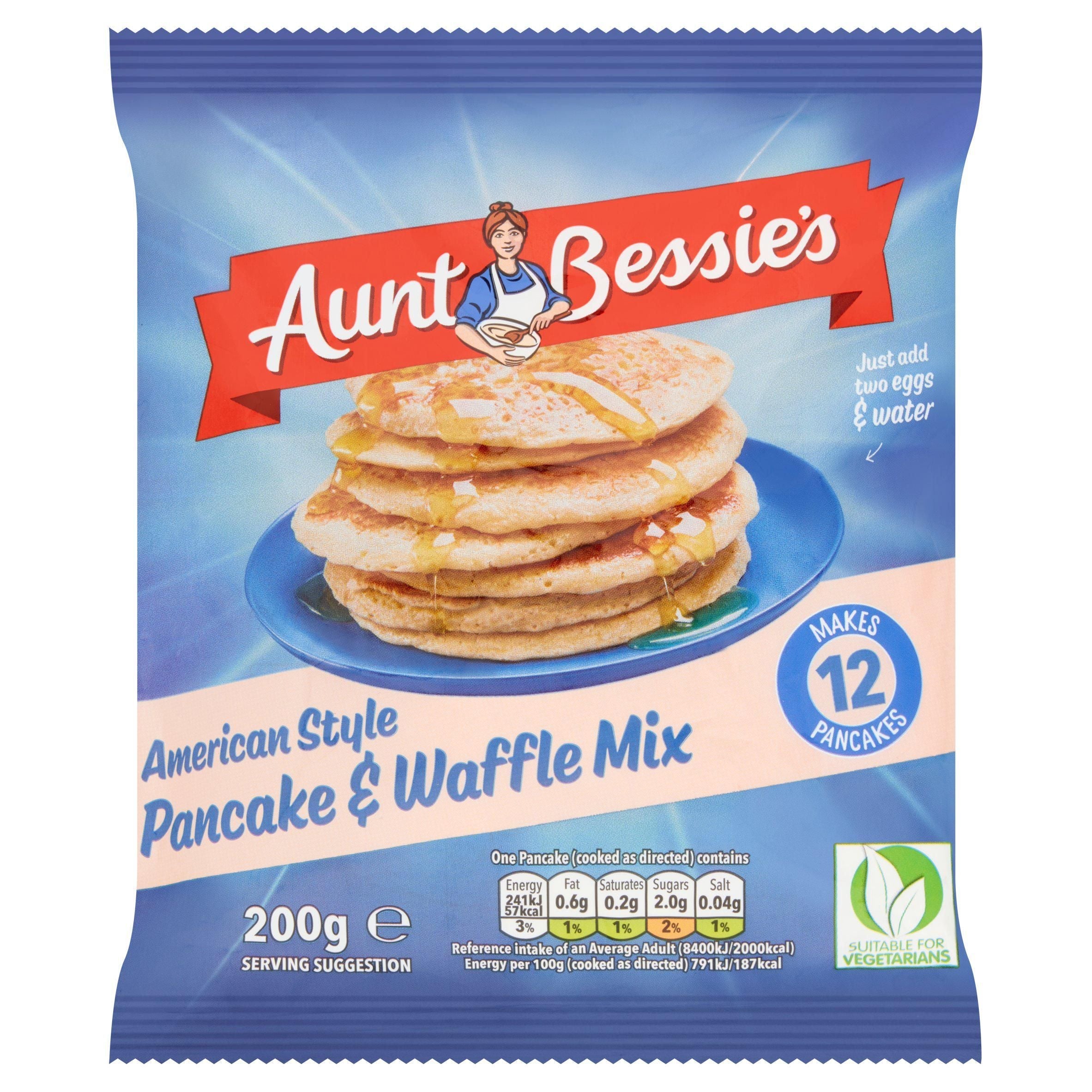 Aunt Bessie's American Style Pancake & Waffle Mix 200g - McGrocer