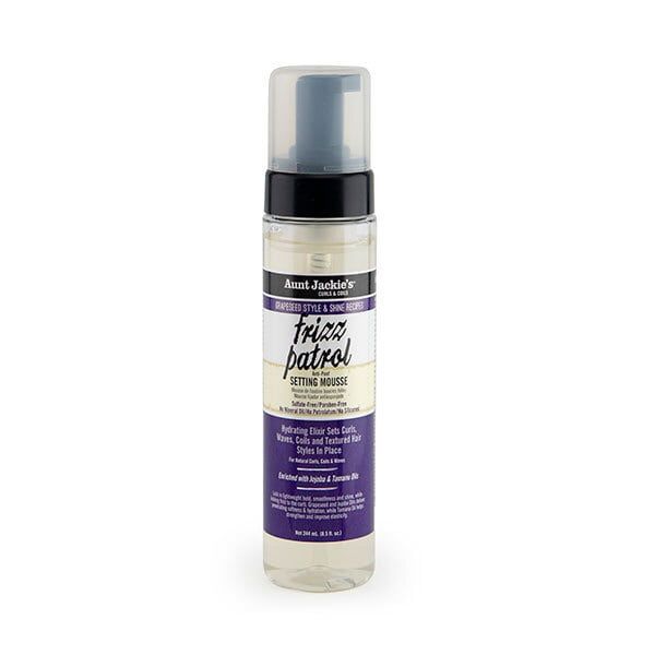 Aunt Jackie's Grapeseed Frizz Patrol Setting Mousse 244ml