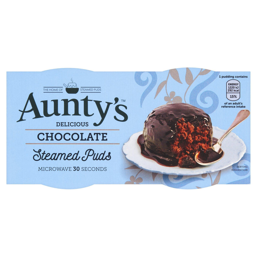 Aunty's Chocolate Fudge Steam Pudding 2x100g