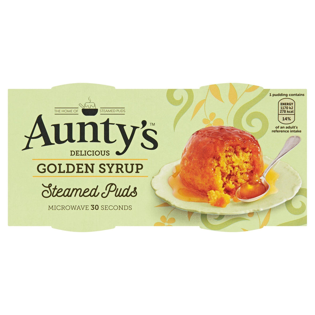 Aunty's Golden Syrup Steamed Pudding 2x100g