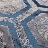Aurora Hexagon Rug, in 2 Sizes - McGrocer