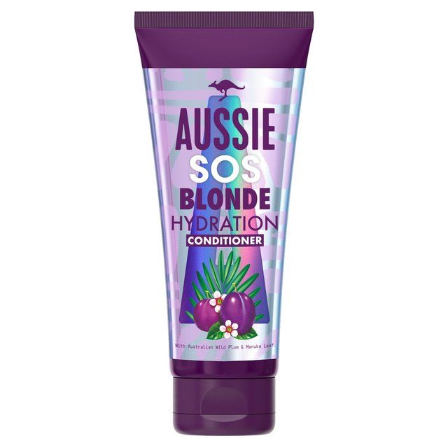 Aussie Blonde Hydration Purple Hair Conditioner For Blonde and Silver Hair   200ml