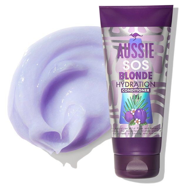 Aussie Blonde Hydration Purple Hair Conditioner For Blonde and Silver Hair   200ml