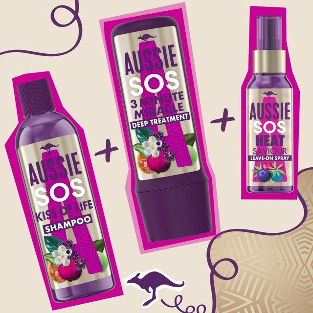 Aussie SOS Instant Heat Saviour Hair Spray   100ml - McGrocer