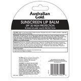 Australian Gold SPF 30 Sunscreen Lip Balm Coconut   4g