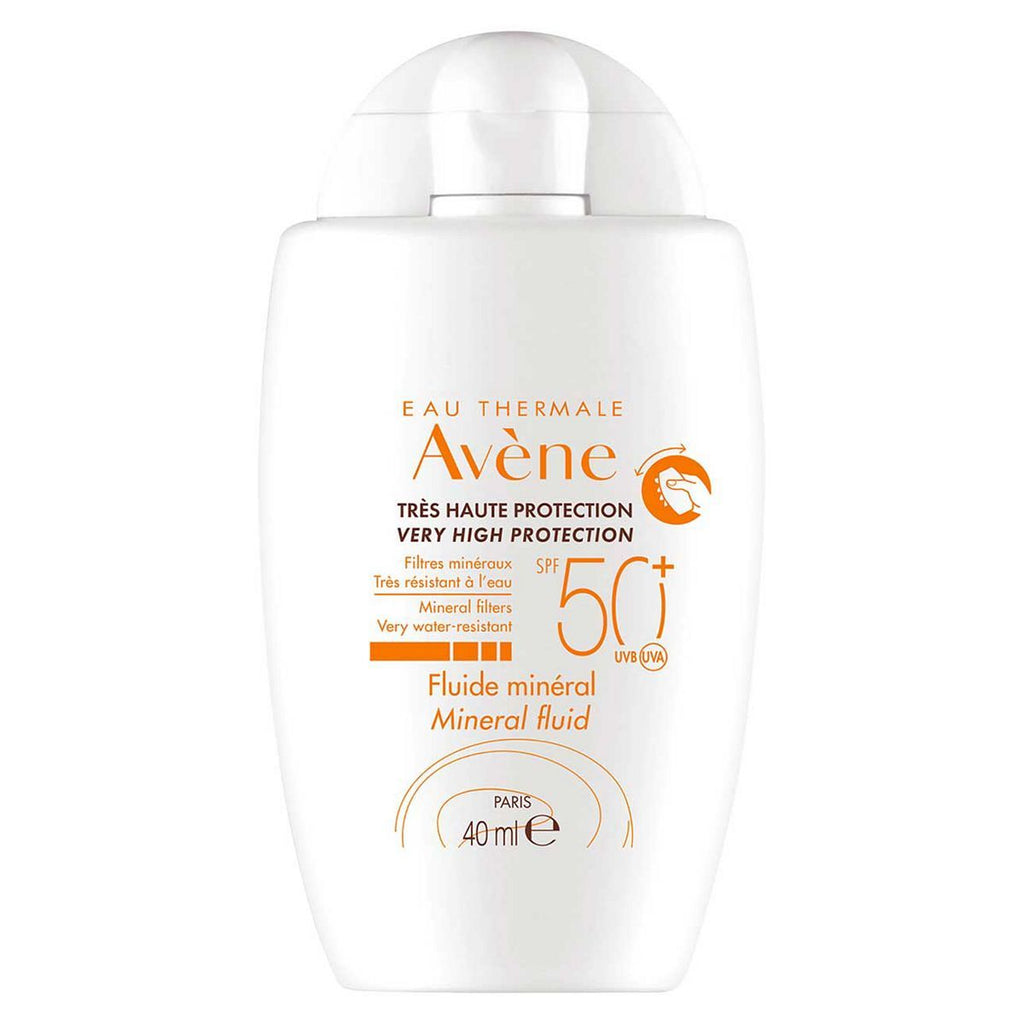 Avène Very High Protection Mineral Fluid SPF50+ Sun Cream for Intolerant Skin 40ml