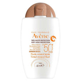 Avène Very High Protection Tinted Mineral Fluid SPF50+ Sun Cream for Intolerant Skin 40ml